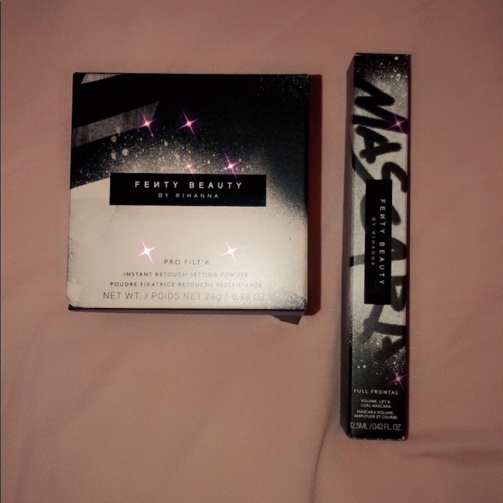 Fenty beauty by Rihanna setting power and mascara